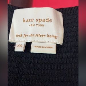 Kate Spade ♠️ black sleeveless knit Aline dress